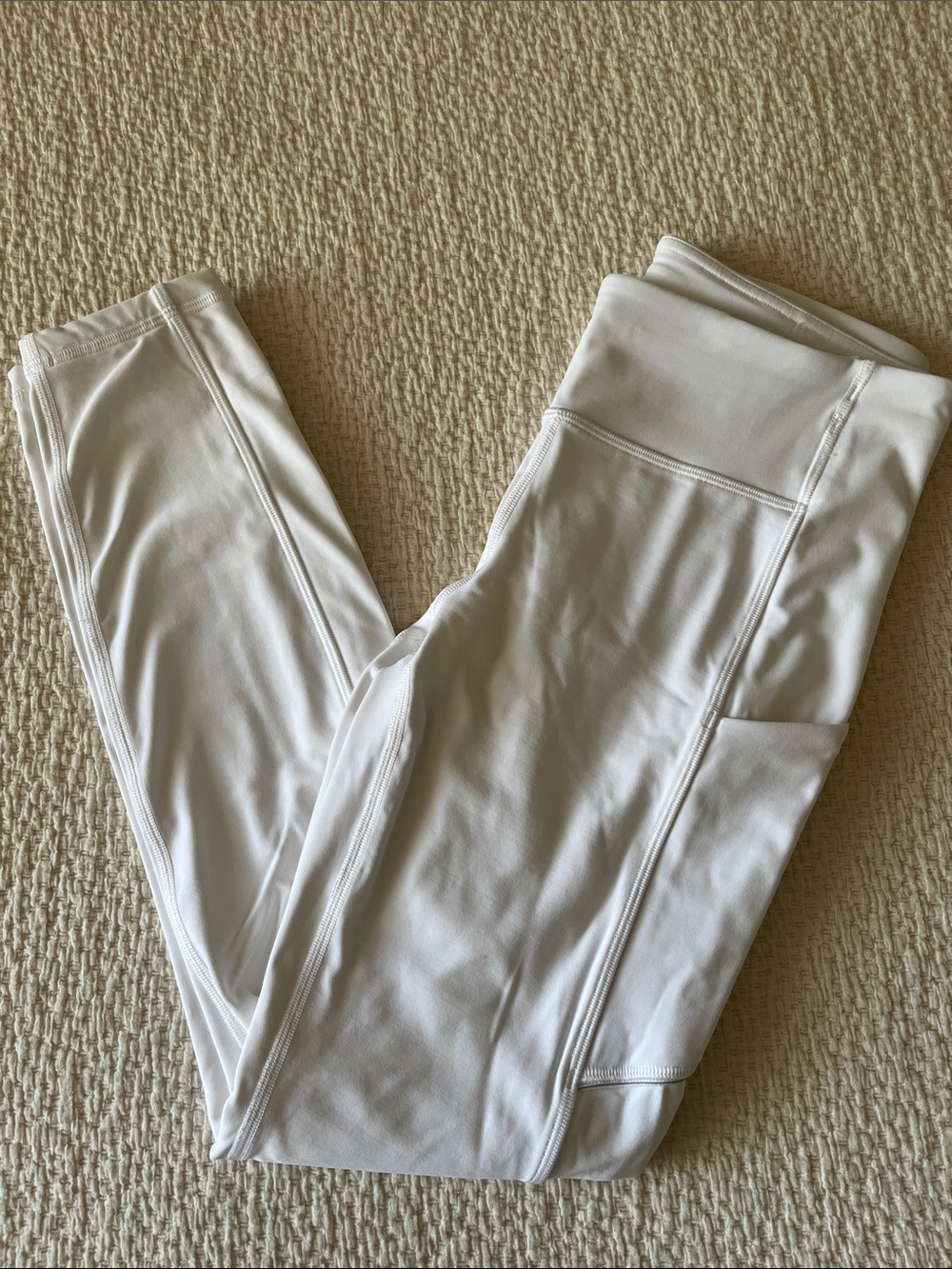 lululemon athletica White High-Rise Active Leggings with Side Pocket